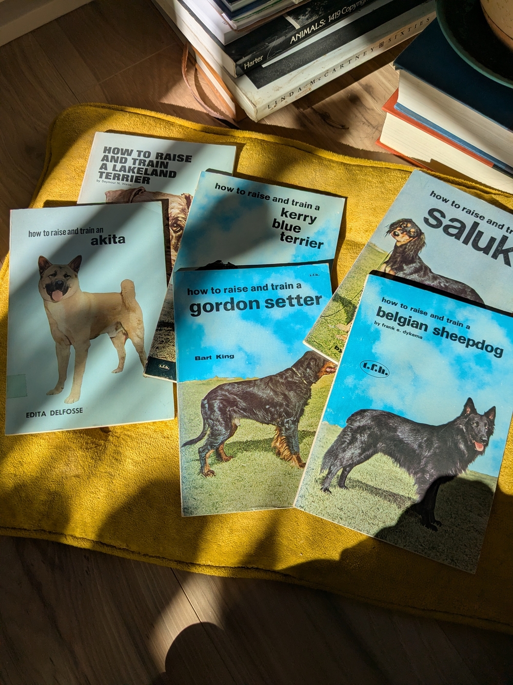 Vintage 'How to Raise and Train' Dog Breed Book Set